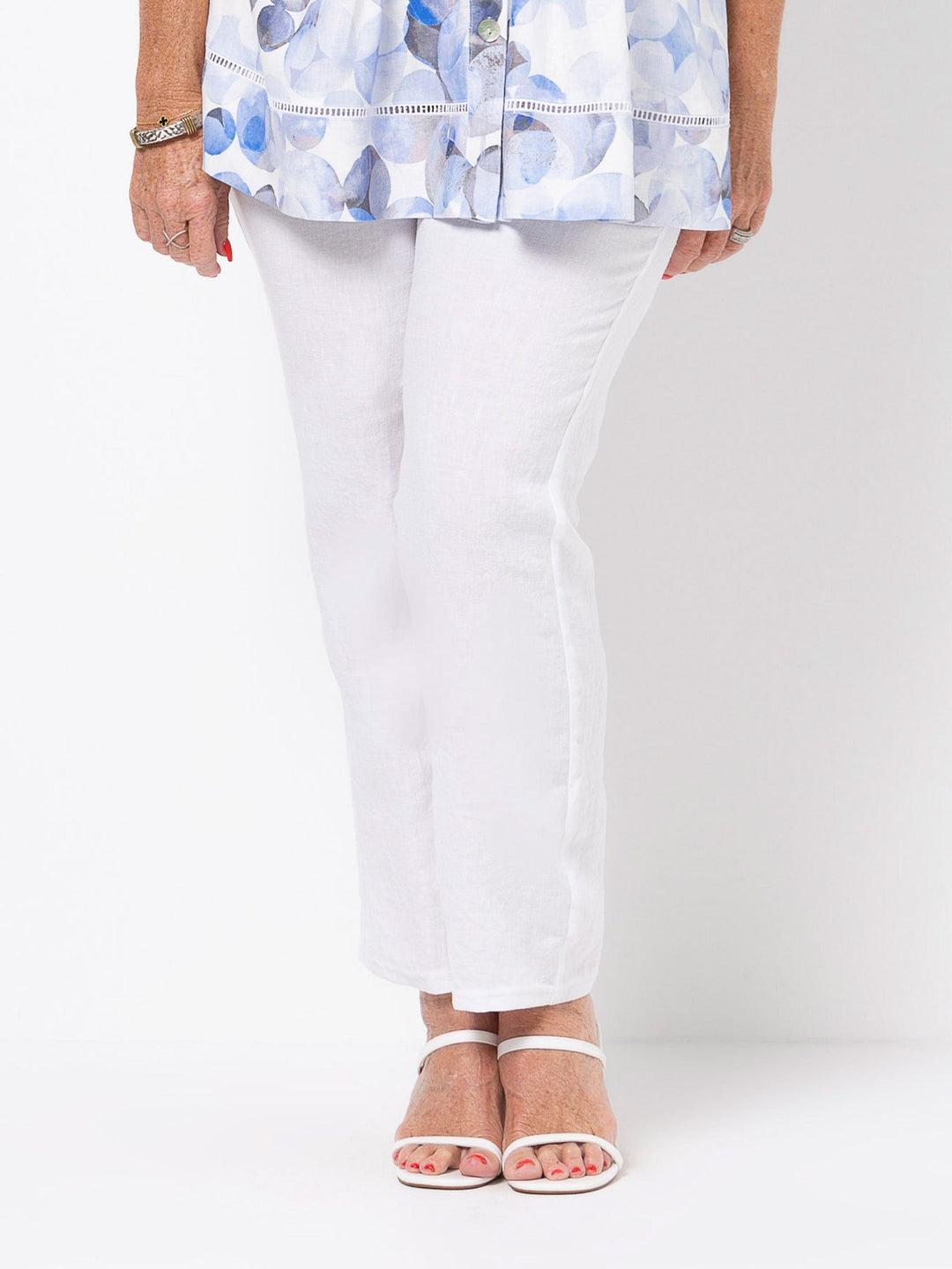 Slim Leg Opaque Linen Pant – Swish Fashion