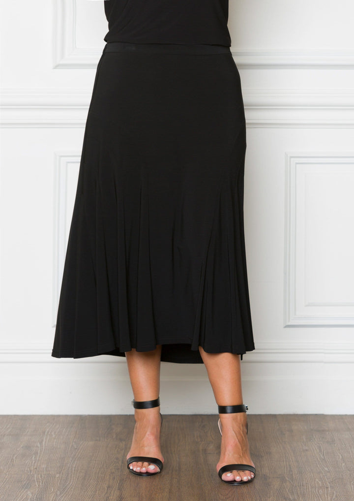 1010 Jersey  Panelled  Skirt