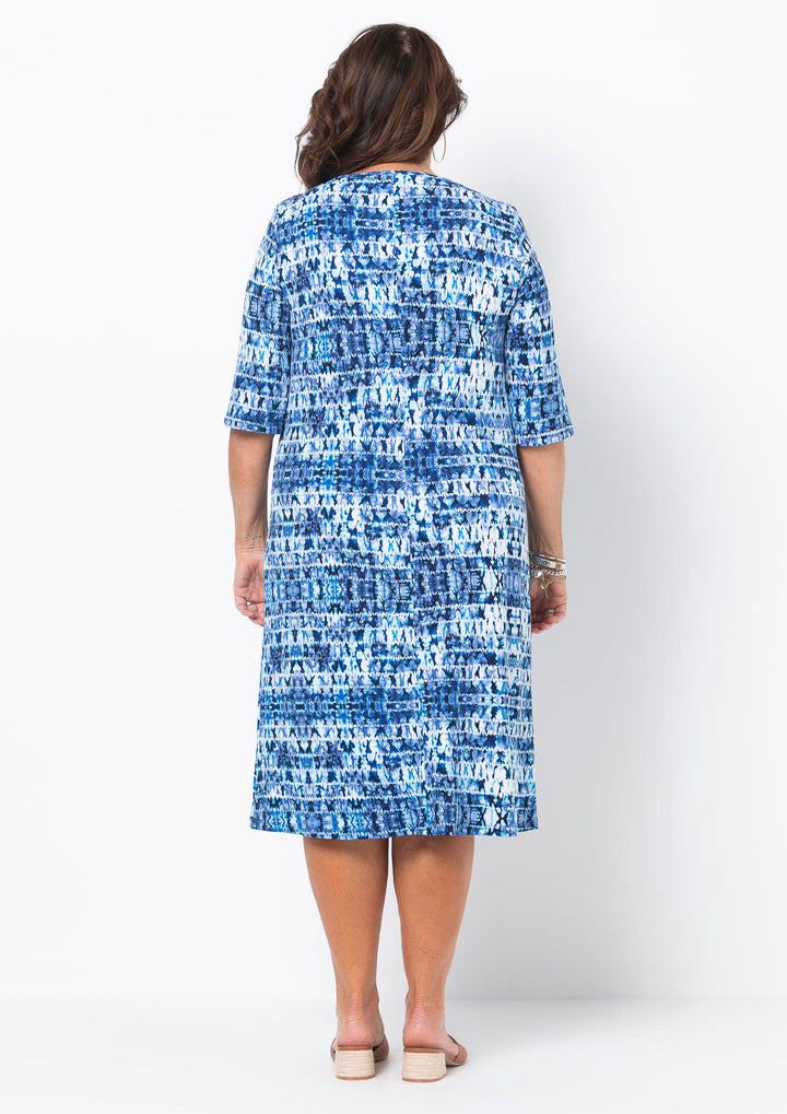 Blue Batik Dress